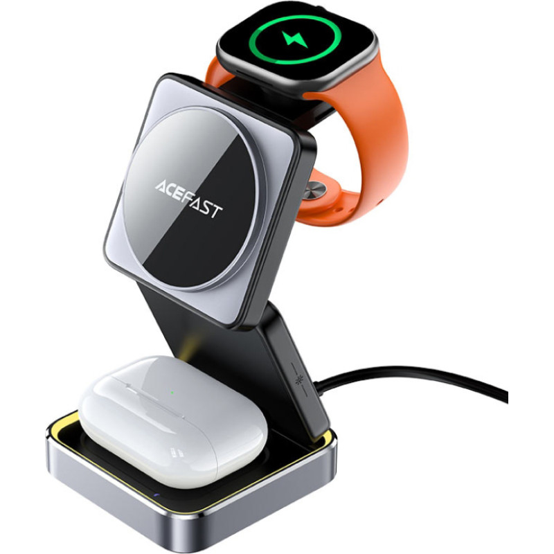 Бездротовий зарядний пристрій Acefast Wireless QI 3in1 15W E20 (6974316283478)