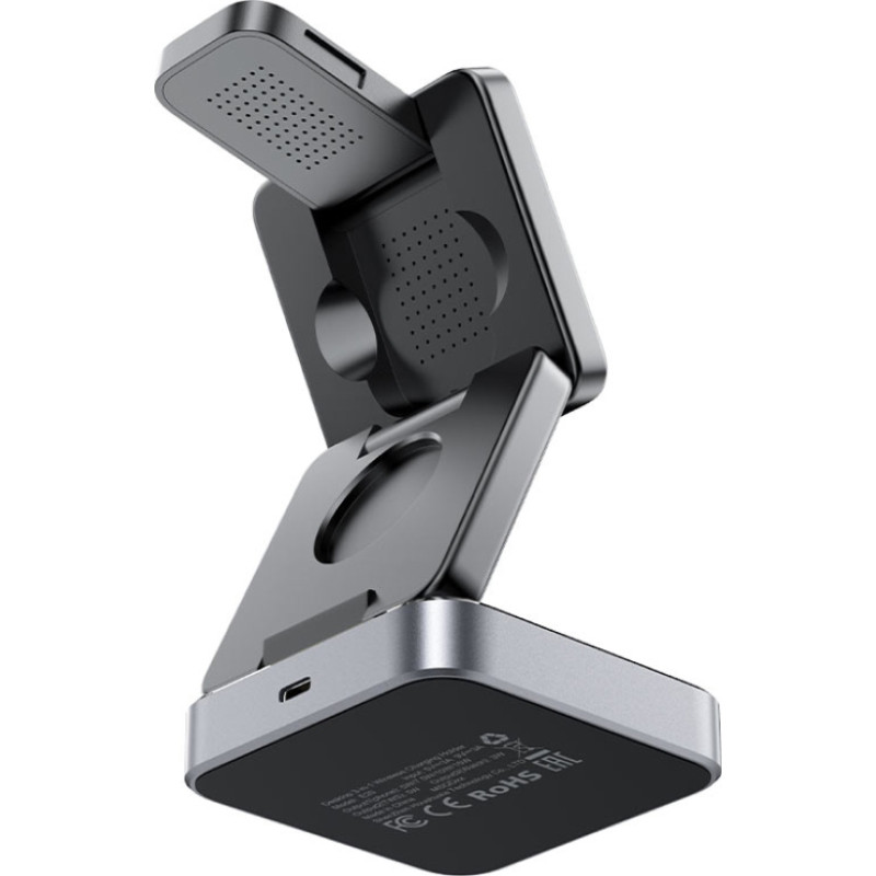 Бездротовий зарядний пристрій Acefast Wireless QI 3in1 15W E20 (6974316283478)