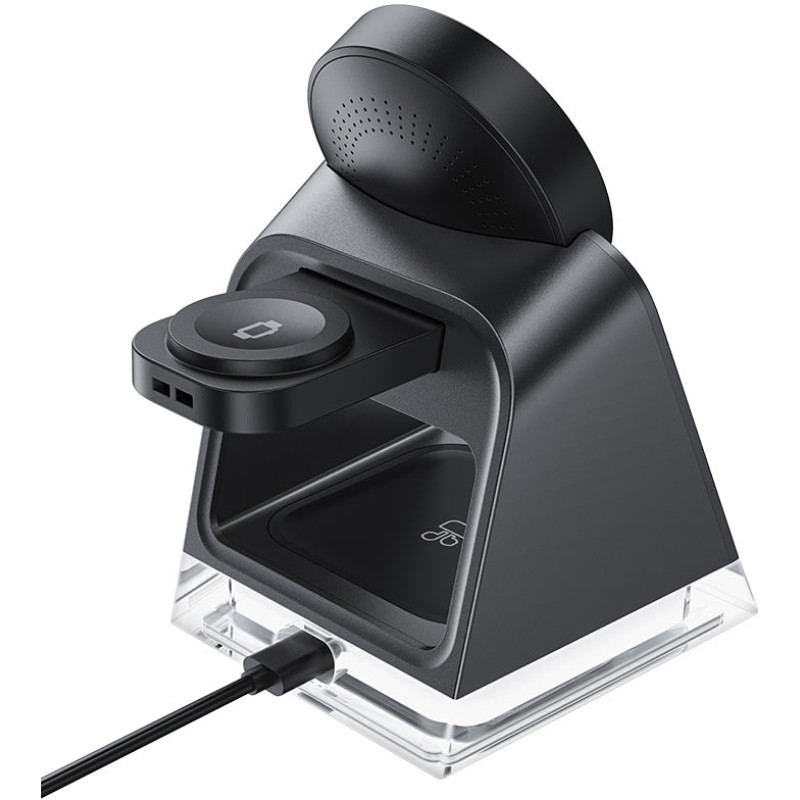 Бездротовий зарядний пристрій Acefast Wireless QI 3in1 15W E17 (6974316282815)