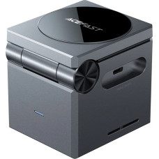 Бездротовий зарядний пристрій Acefast E18 Rubik's Wireless QI 3in1 15W Black (6974316282884)