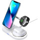 Зарядний пристрій Armorstandart Wireless Charging H101 3 in 1 Magnetic White (ARM78102)