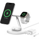 Зарядний пристрій Belkin 3в1 Magnetic Adjustable Pad Qi2 15Вт (WIZ023VFWH)