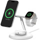 Зарядний пристрій Belkin 3в1 Magnetic Adjustable Pad Qi2 15Вт (WIZ023VFWH)