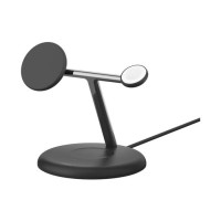 Зарядний пристрій Belkin 3в1 Magnetic Adjustable Pad Qi2 15Вт (WIZ023VFBK)