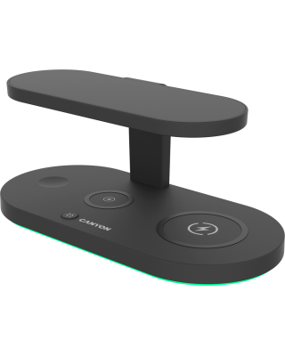 Зарядний пристрій Canyon 5in1 Wireless charger with UV sterilizer (CNS-WCS501B)