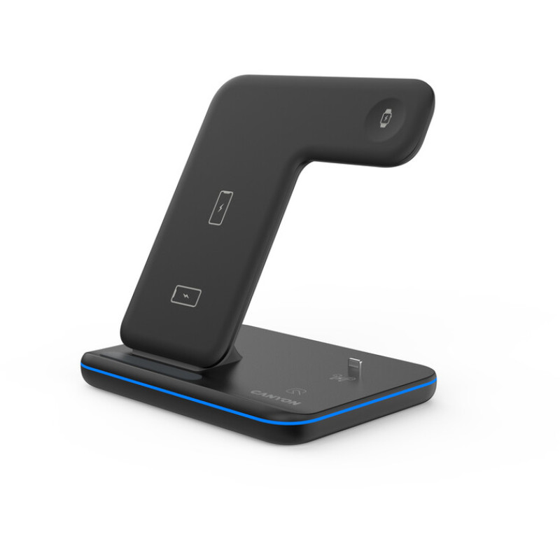 Зарядний пристрій Canyon WS-302 3in1 Wireless (CNS-WCS302B)