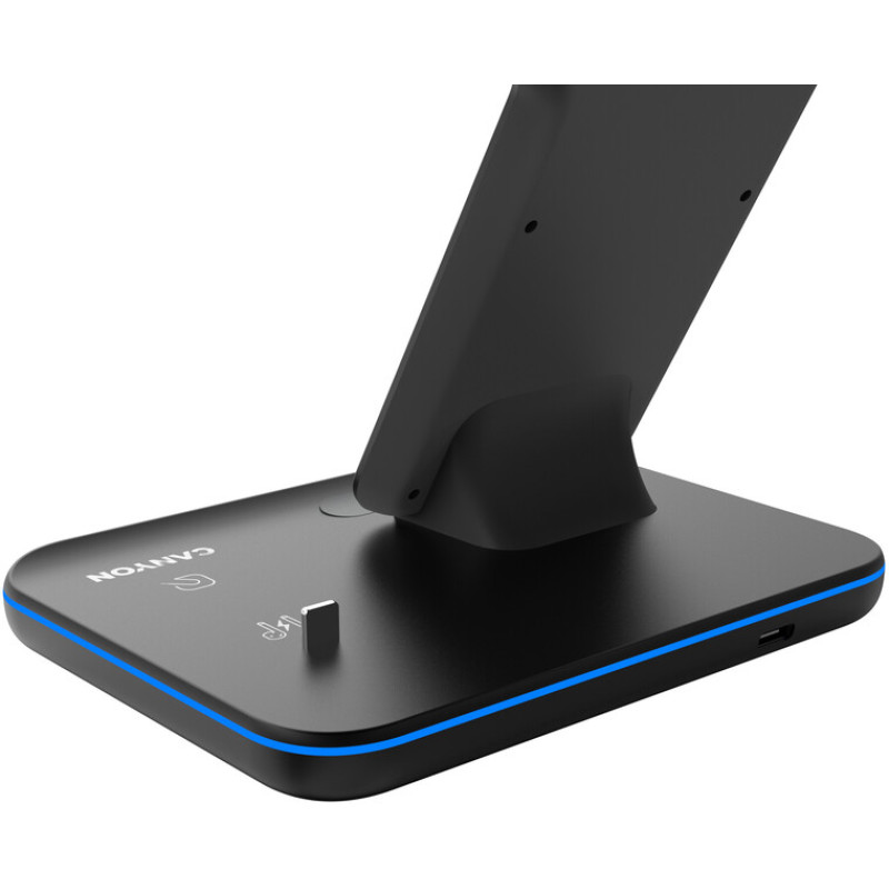 Зарядний пристрій Canyon WS-302 3in1 Wireless (CNS-WCS302B)