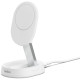 Бездротовий зарядний пристрій Belkin 15Вт Magnetic Stand Qi2 White, адаптер USB-C 20Вт (WIA008VFWH)
