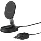 Бездротовий зарядний пристрій Belkin 15Вт Magnetic Stand Qi2 Black, адаптер USB-C 20Вт (WIA008VFBK)