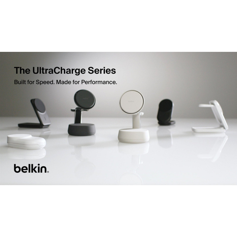 Бездротовий зарядний пристрій Belkin UltraCharge Pro 2в1 25Вт Black (WIZ039KQBK)