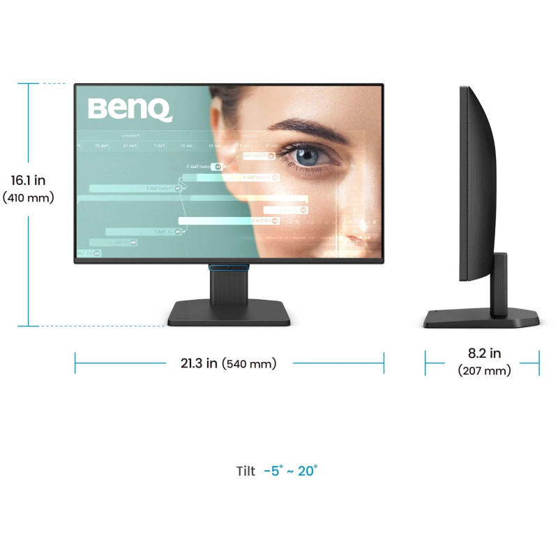 Монітор BENQ GW2490C Black (9H.LNKLB.QBE)