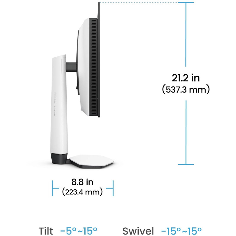 Монітор BENQ EX271UZ White (9H.LP2LA.TBE)