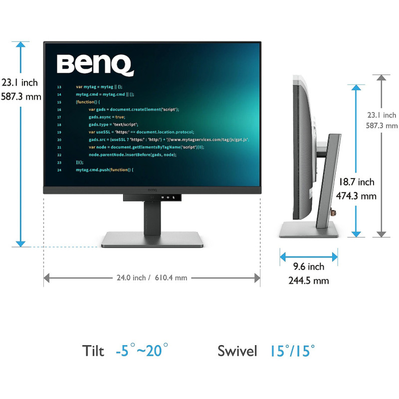 Монітор BenQ RD280U (9H.LM1LJ.TBE)