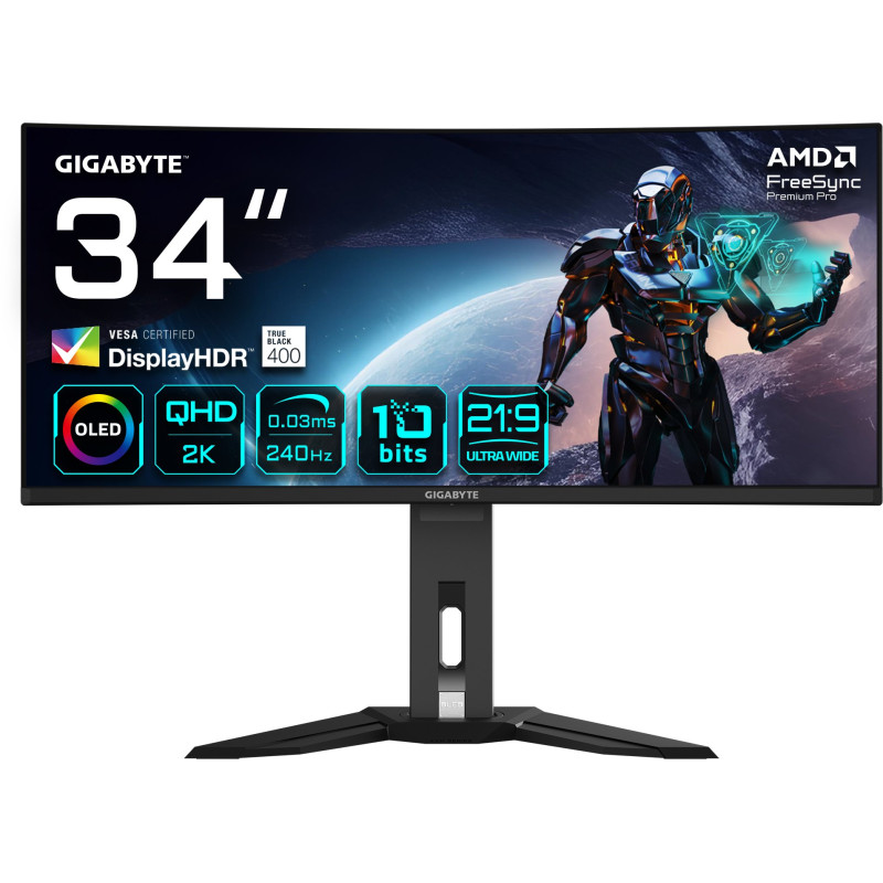 Монітор GIGABYTE MO34WQC2 Gaming Monitor