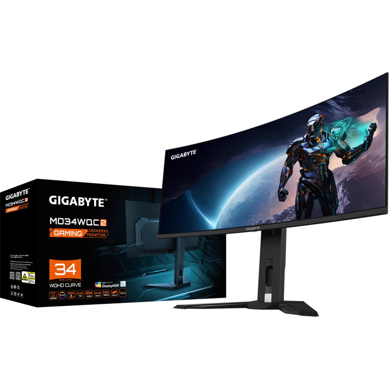 Монітор GIGABYTE MO34WQC2 Gaming Monitor