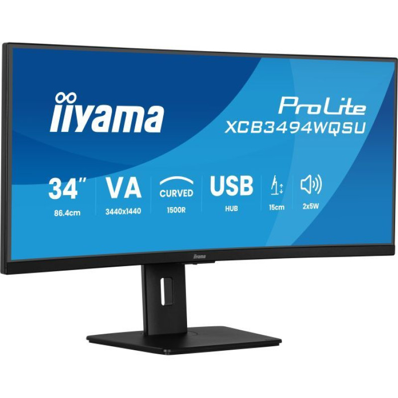 Монітор iiyama 1 XCB3494WQSU-B1