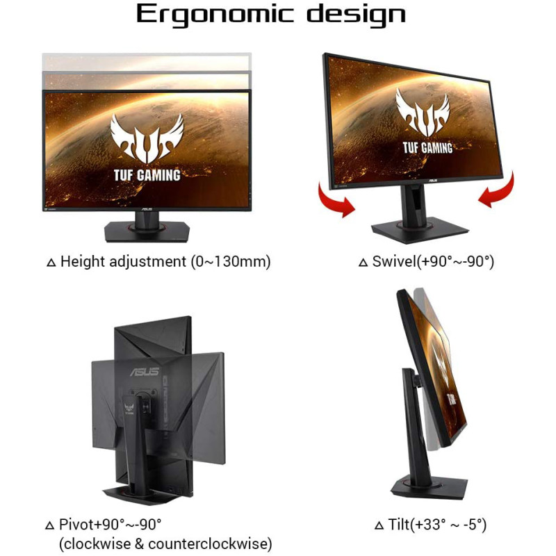 Монітор Asus TUF Gaming VG279QM (90LM05H0-B03370)