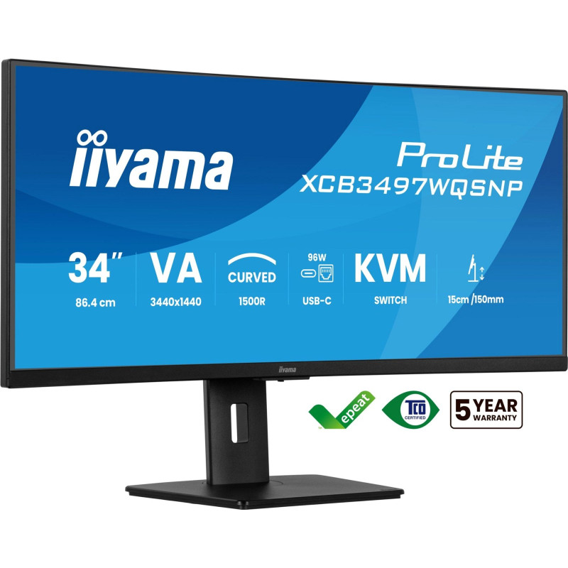 Монітор iiyama XCB3497WQSNP-B1