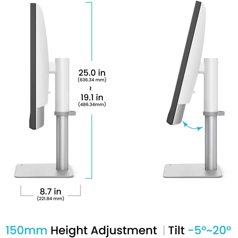 Монітор BENQ PD3226G White-Silver (9H.LMVLA.TBE)