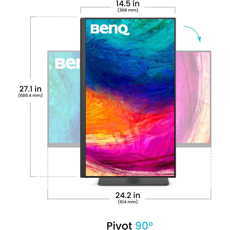 BENQ PD2706QN GREY (9H.lndla.tbe) Монітор