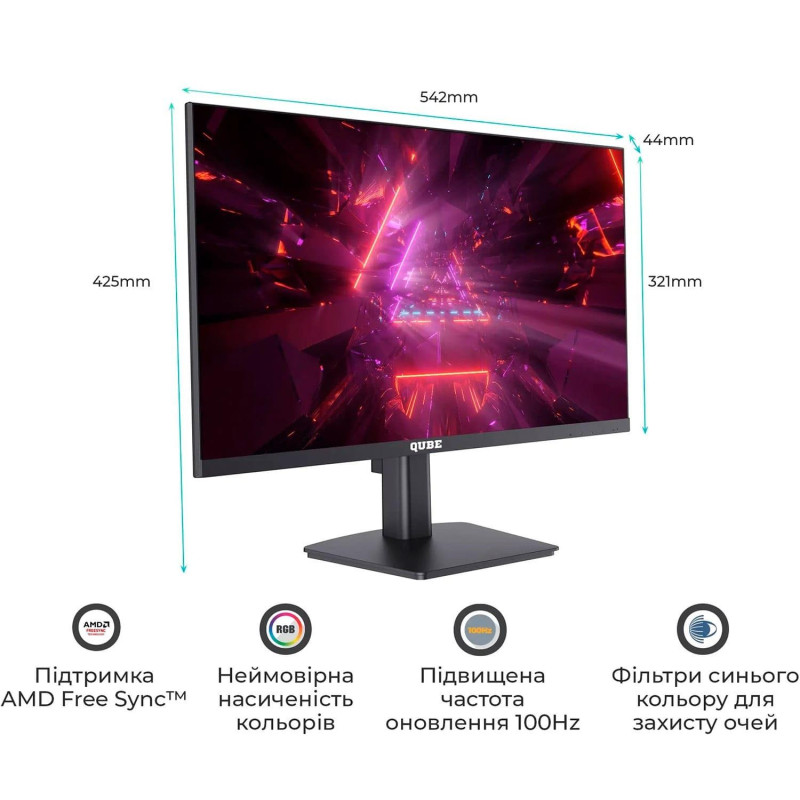 Монітор QUBE V24F100-PLUS