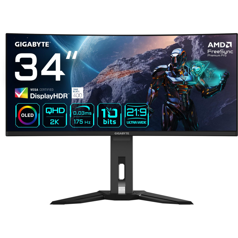 Монітор GIGABYTE MO34WQC Gaming Monitor