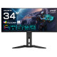 Монітор GIGABYTE MO34WQC Gaming Monitor