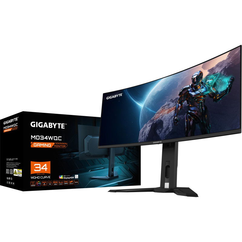 Монітор GIGABYTE MO34WQC Gaming Monitor