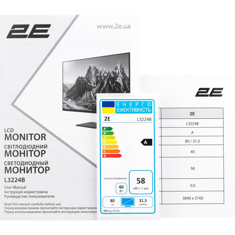 Монітор 2E L3224B (2E-L3224B-01.UA)