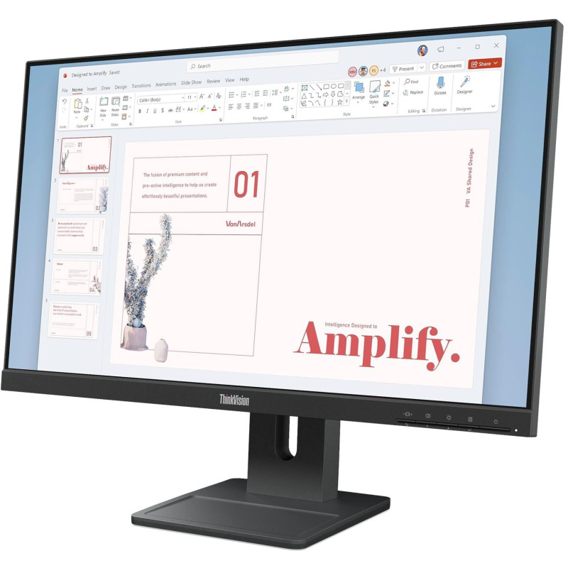 Монітор Lenovo ThinkVision E24-40 (64BAMAT1UA)