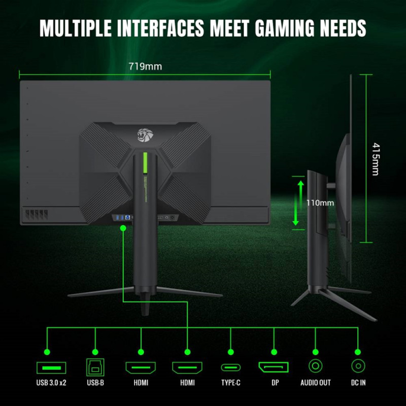 Монітор GAMEMAX GMX32UCDM