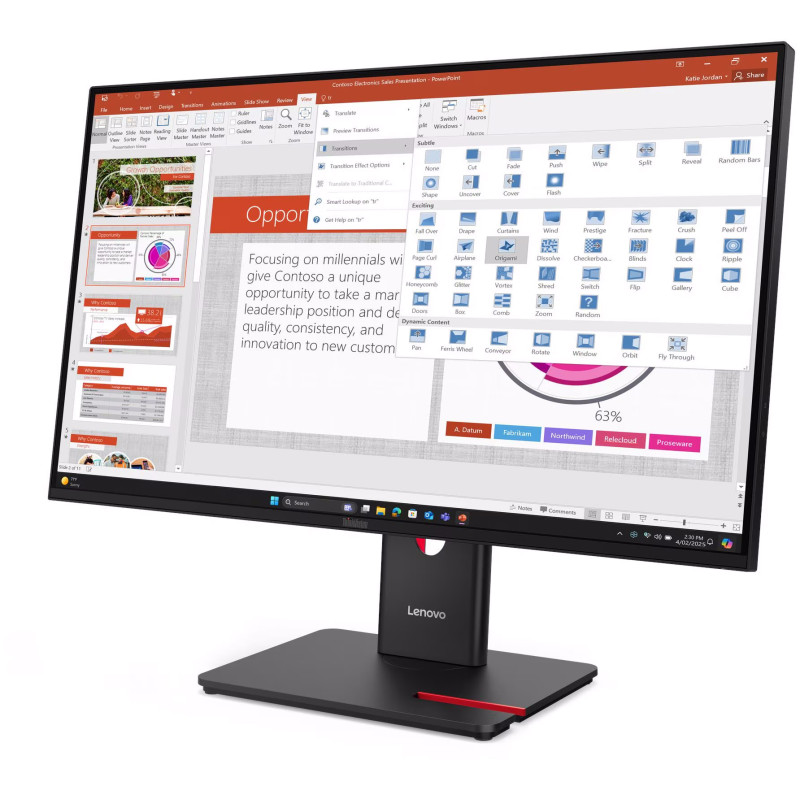 Монітор Lenovo T27-40 (64A5MAT6UA)