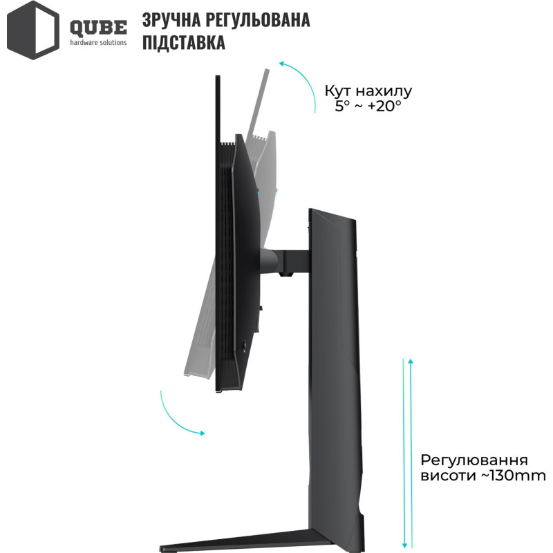 Монітор QUBE Overlord OLED OG27Q240HC