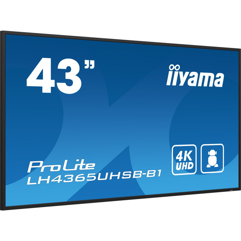 Монітор Iiyama LH4365UHSB-B1