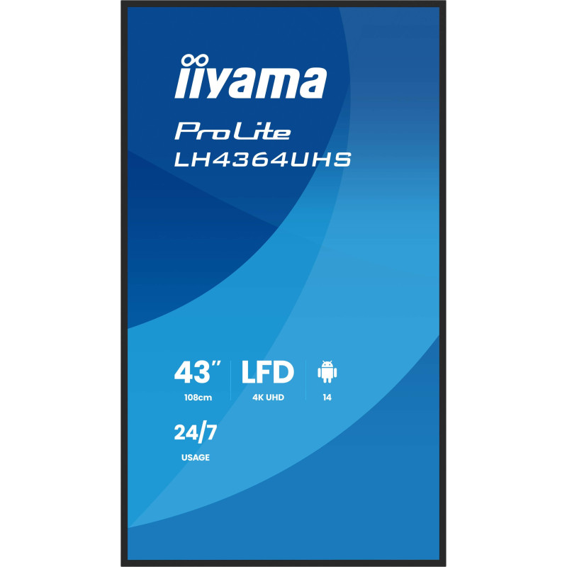 Монітор Iiyama LH4364UHS-B1AG
