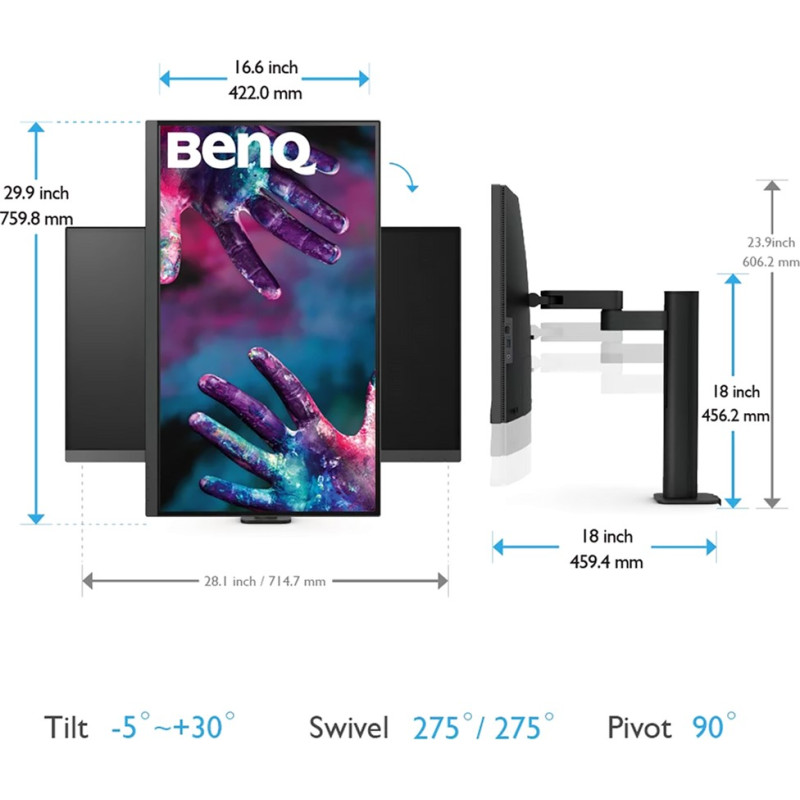 Монітор BenQ PD3205UA (9H.LKGLA.TPE)