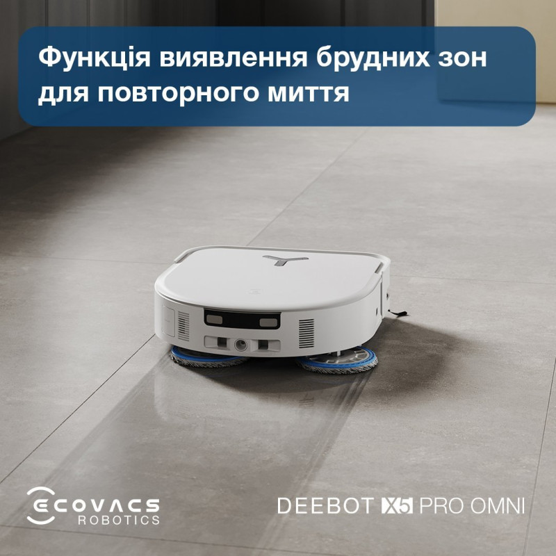 ECOVACS DEEBOT OZMO X5 PRO OMNI (DDX39) White Robo