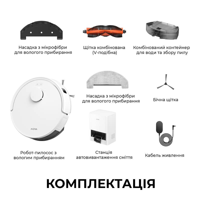 Робот-пилосос Mova E20 Plus (RLE22GD)