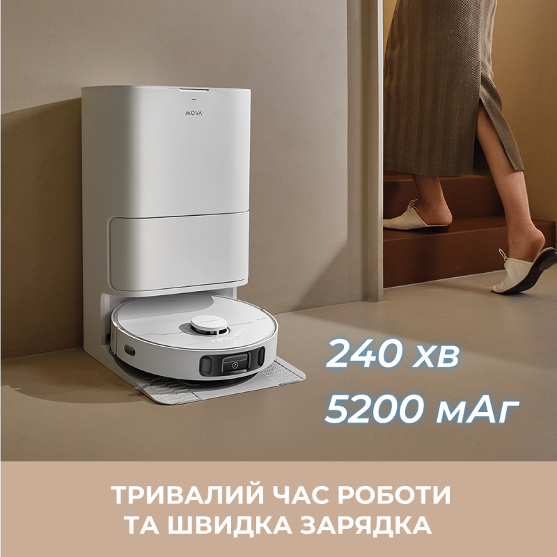 Робот-пилосос Mova E30 Ultra (RLE51SE)