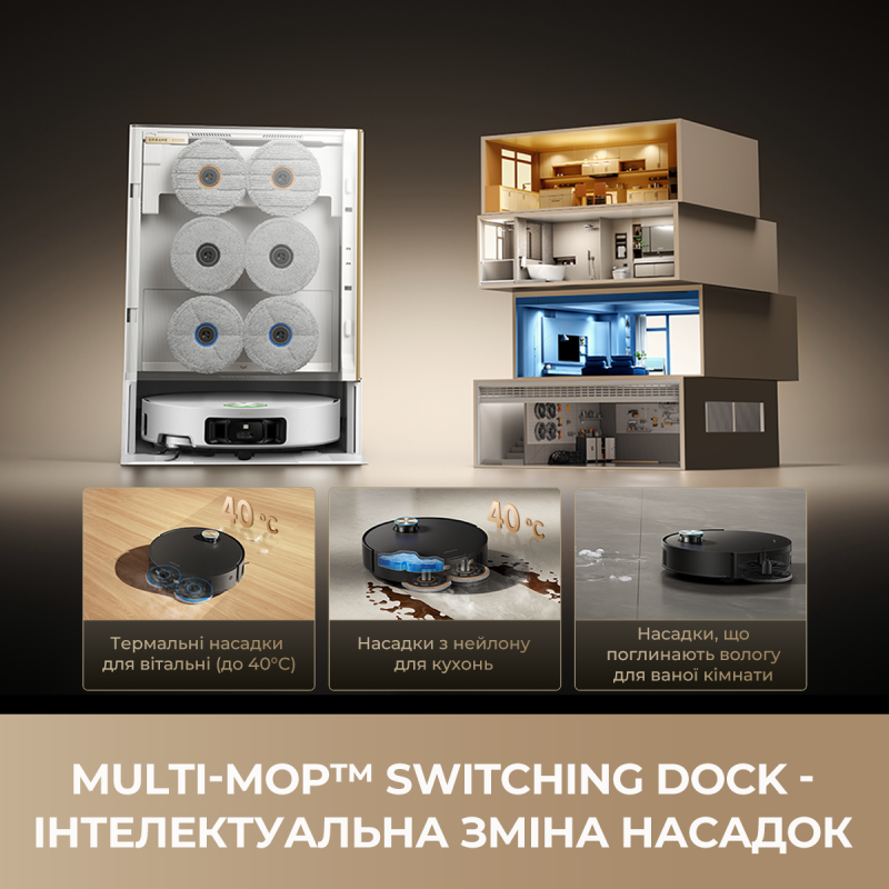 Робот-пилосос DREAME ULTRA MATRIX 10 (RLX95CE-BL)