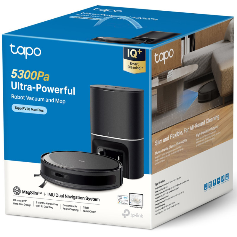 Робот-пилосос TP-Link Tapo RV20 Max Plus