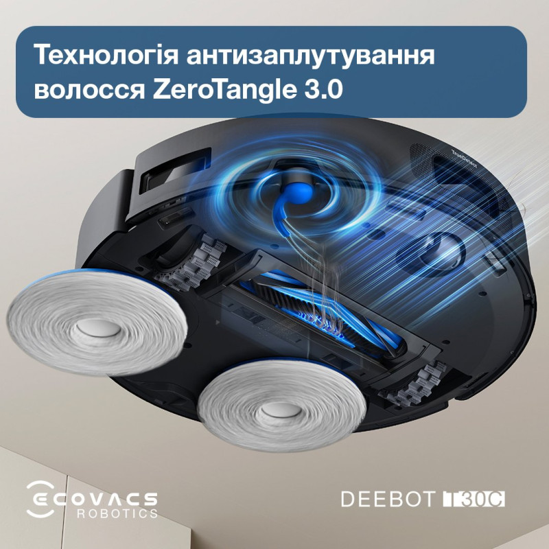 Робот-пилосос ECOVACS DEEBOT T30C DLX71 BLACK