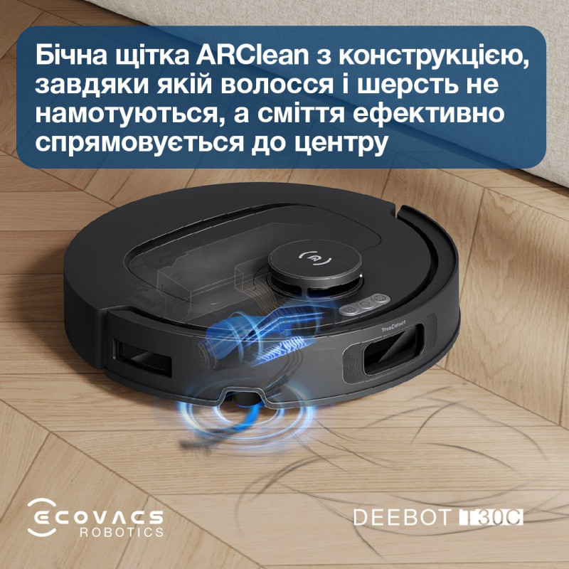 Робот-пилосос ECOVACS DEEBOT T30C DLX71 BLACK