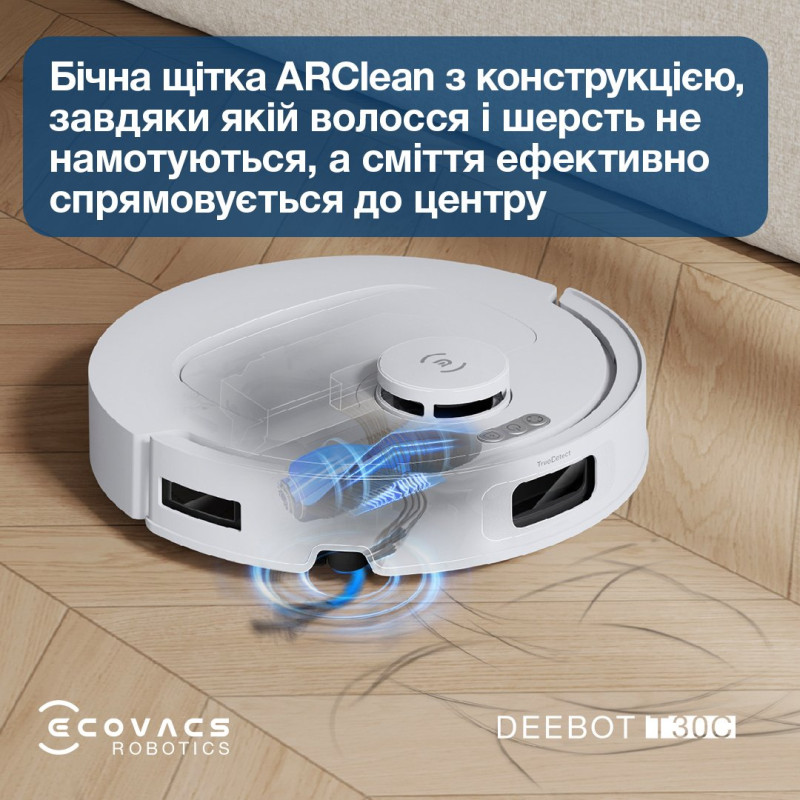 Робот-пилосос ECOVACS DEEBOT T30C DLX71 WHITE