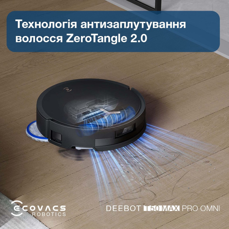 Робот-пилосос ECOVACS DEEBOT T50 MAX PRO BLACK
