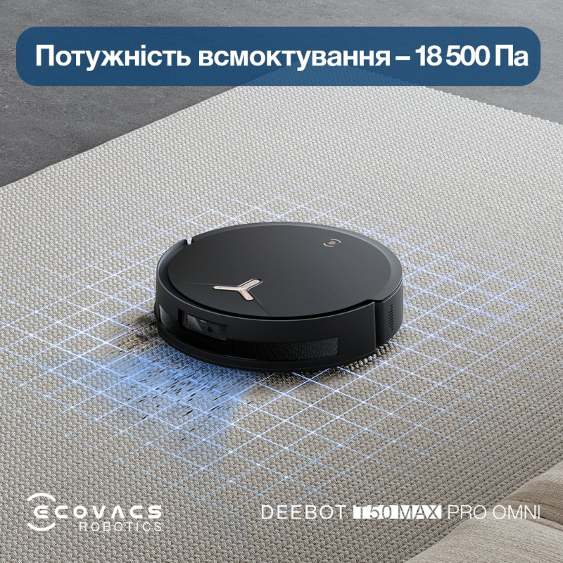 Робот-пилосос ECOVACS DEEBOT T50 MAX PRO BLACK