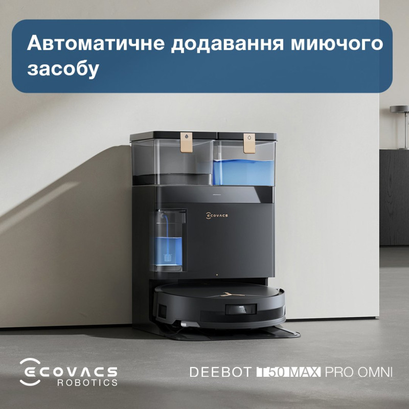 Робот-пилосос ECOVACS DEEBOT T50 MAX PRO BLACK