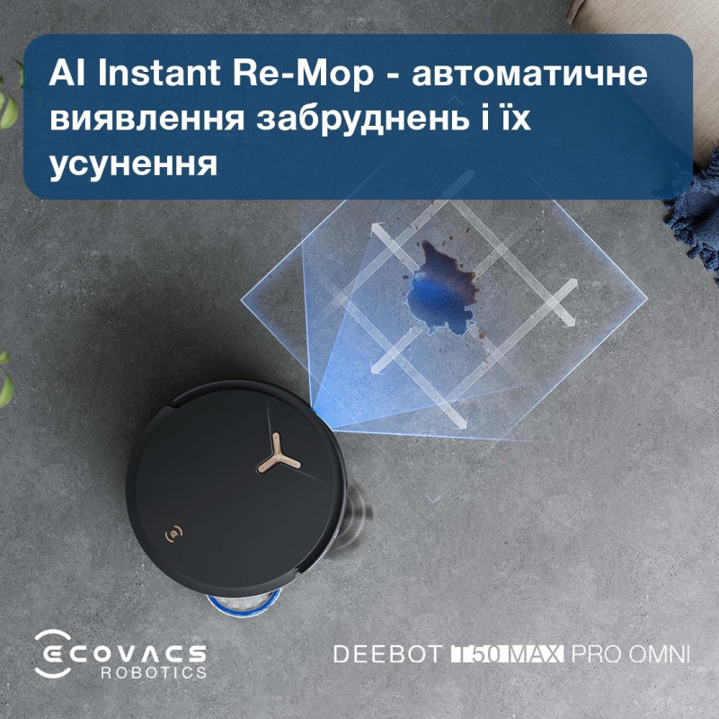 Робот-пилосос ECOVACS DEEBOT T50 MAX PRO BLACK