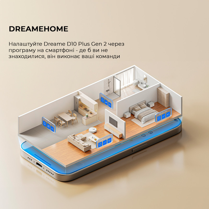 Робот-пилосос Dreame Bot D10 Plus Gen 2 (RLD32GD)