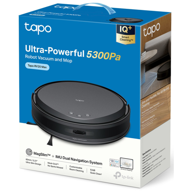 Робот-пилосос TP-LINK TAPO RV20 MAX 